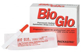 Bio-Glo® Fluorescein Sodium 1 mg Ophthalmic 100 Strips by Hub Pharmaceuticals, LLC  ID 17238-0900-11